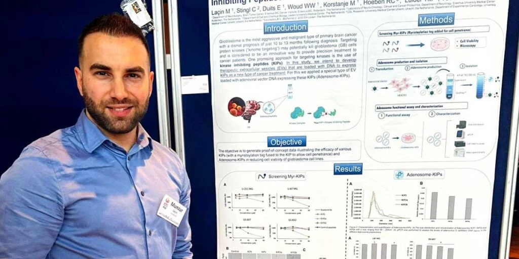 Munzur Lacin, PhD student Erasmus MC-ExoVectory receives NLSEV prize